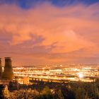 Tinsley Towers at Night